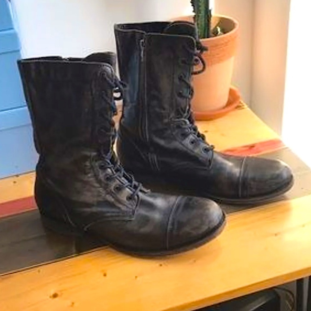 Allsaints Leather Boots RARE - Size 44 (10.5-11)